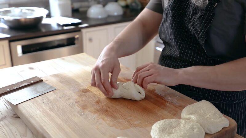 Preparing Dough for Calzone