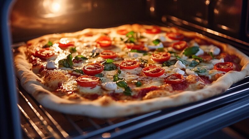 Crafting the Perfect Pizza in oven