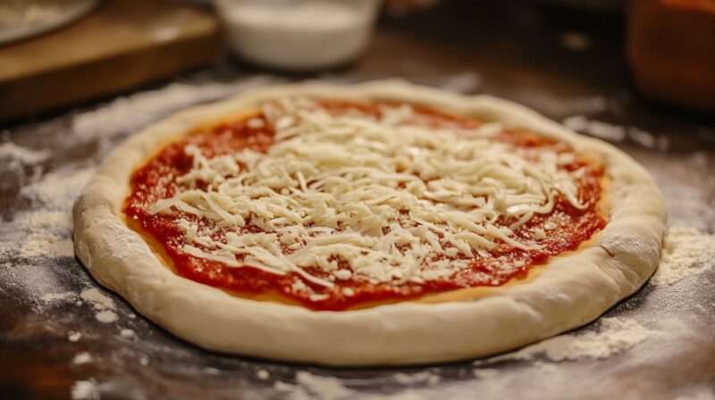 Dough Handling and Proofing for mushroom pizza