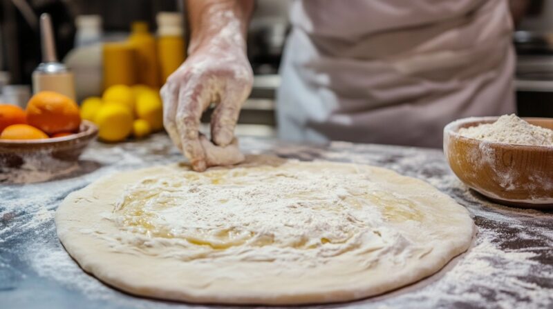 Dough Preparation and Techniques for the New York-Style Pizza 