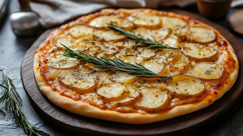 Instructions - Make the perfect vegan meal - Potato Pizza Recipe