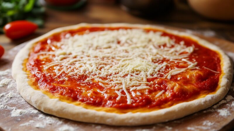 Saucing Your Pizza Dough - Homemade Recipe