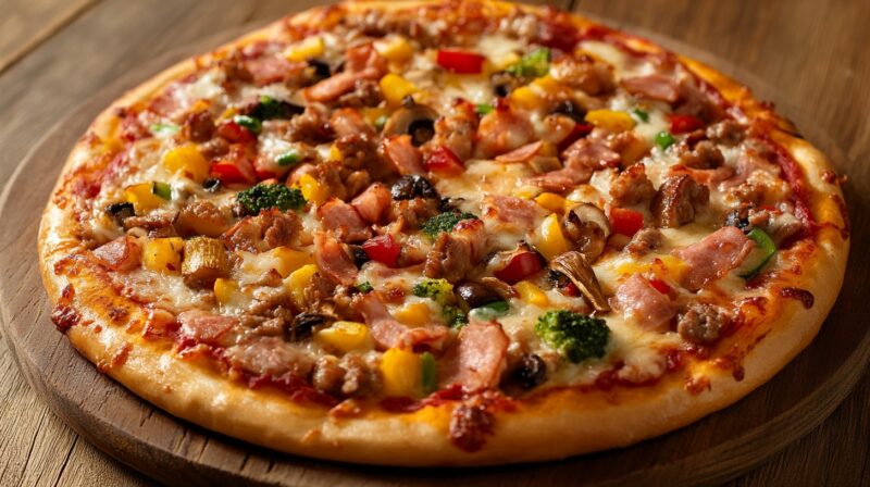 Vegetable and Meat Options - For pizza toppings