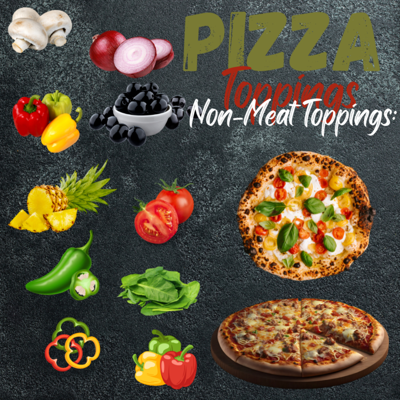 Non-Meat Toppings on Pizza