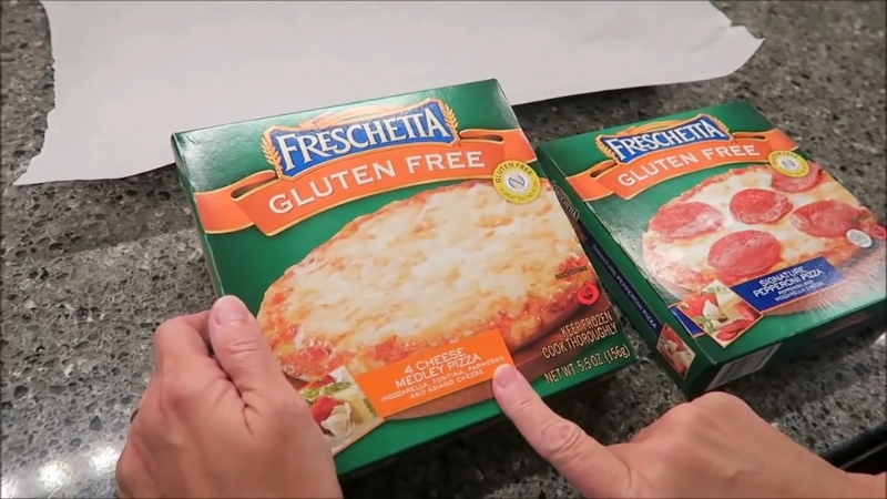 Two Boxes of Freschetta Gluten-Free Pizza, One Cheese and One Pepperoni